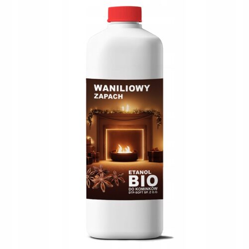 BIOPALIWO zapachowe BIOETANOL PŁYN paliwo do BIOKOMINKA wanilia 1L