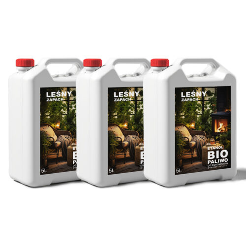 BIOETANOL BIOPALIWO do kominków zapach leśny 15L