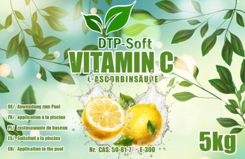 5KG WITAMINA C DO BASENU KWAS L-ASKORBINOWY BASEN 5 kg WIADERKO - obrazek 2