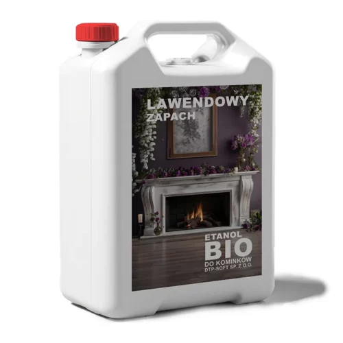 BIOETANOL BIOPALIWO do kominków zapach Lawendy 5L Lawendowe Lawenda