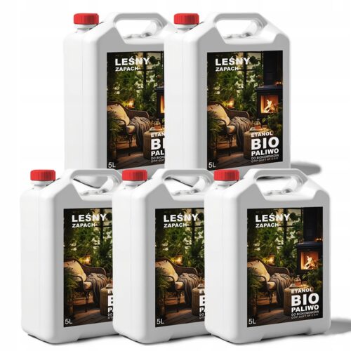 BIOETANOL BIOPALIWO do kominków zapach leśny 25L
