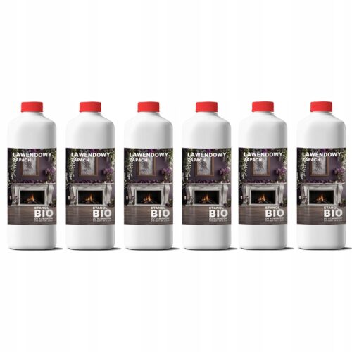 BIOPALIWO zapachowe BIOETANOL PŁYN paliwo do BIOKOMINKA lawenda 6L (6x1L)