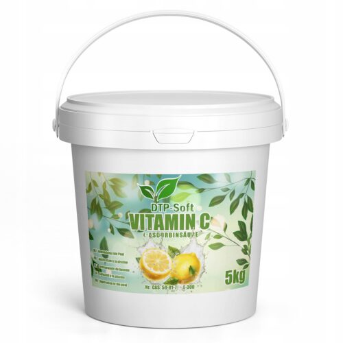 5KG WITAMINA C DO BASENU KWAS L-ASKORBINOWY BASEN 5 kg WIADERKO - obrazek 3