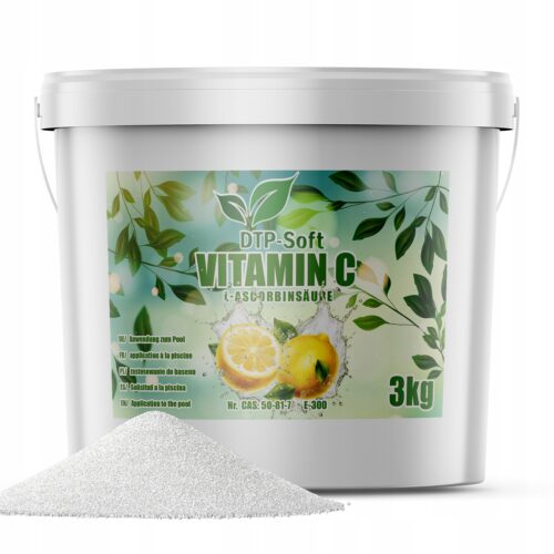 3KG WITAMINA C DO BASENU KWAS L-ASKORBINOWY BASEN 3 kg WIADERKO - obrazek 4