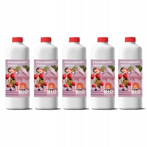 BIOPALIWO zapachowe BIOETANOL PŁYN paliwo do BIOKOMINKA poziomka 5L (5x1L)