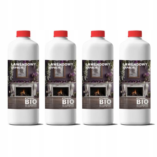 BIOPALIWO zapachowe BIOETANOL PŁYN paliwo do BIOKOMINKA lawenda 4L (4x1L)