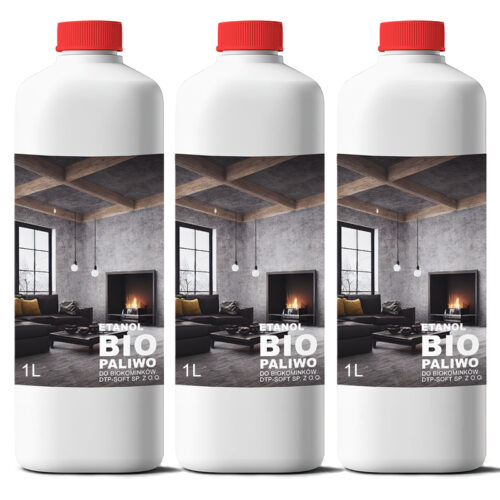 ETANOL 3L BIOETANOL BIOKOMINEK bio kominek paliwo (3X1)
