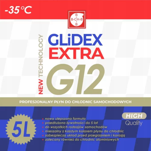 UNIWERSALNY PŁYN DO CHŁODNIC 5L GLIDEX EXTRA G12 - obrazek 2