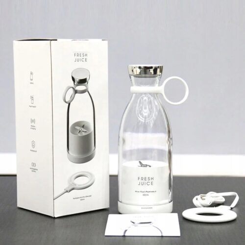 Biały blender bezprzewodowy Fresh Juice 350 ml