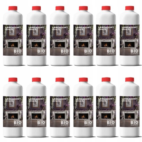 BIOPALIWO zapachowe BIOETANOL PŁYN paliwo do BIOKOMINKA lawenda 12L (12x1L)