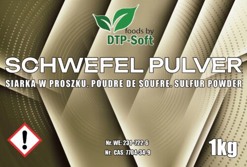 Siarka mielona proszek 1kg Czysta 99,9% w wiaderku Nawóz 1 kg - obrazek 4