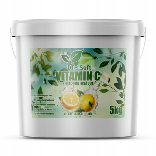 5KG WITAMINA C DO BASENU KWAS L-ASKORBINOWY BASEN 5 kg WIADERKO