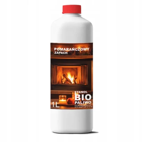 BIOETANOL BIOPALIWO do kominków pomarańcza 3L (3X1l) - obrazek 2