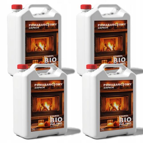 BIOETANOL BIOPALIWO do kominków pomarańcza 20L